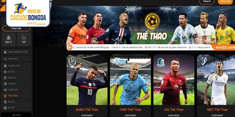 Giới thiệu nhà cái bóng đá 23win