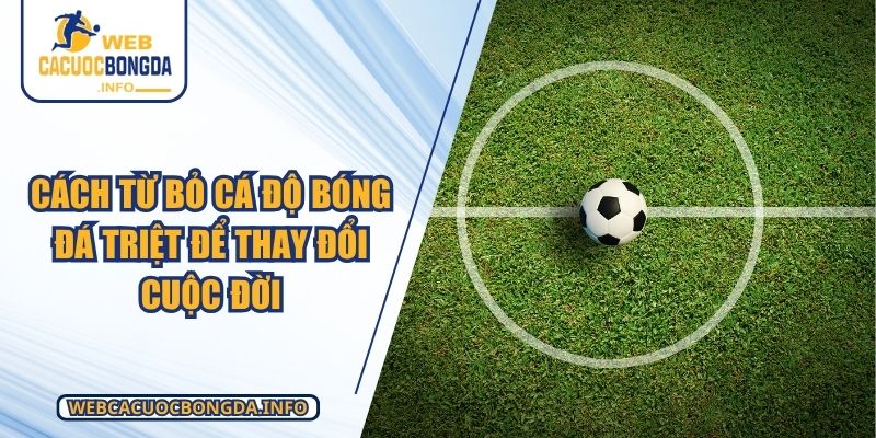 Cách Từ Bỏ Cá Độ Bóng Đá Triệt Để Thay Đổi Cuộc Đời