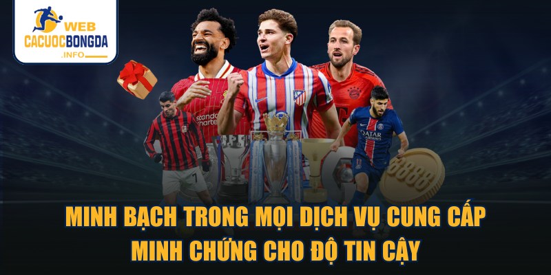 Minh bạch trong mọi dịch vụ cung cấp minh chứng cho độ tin cậy
